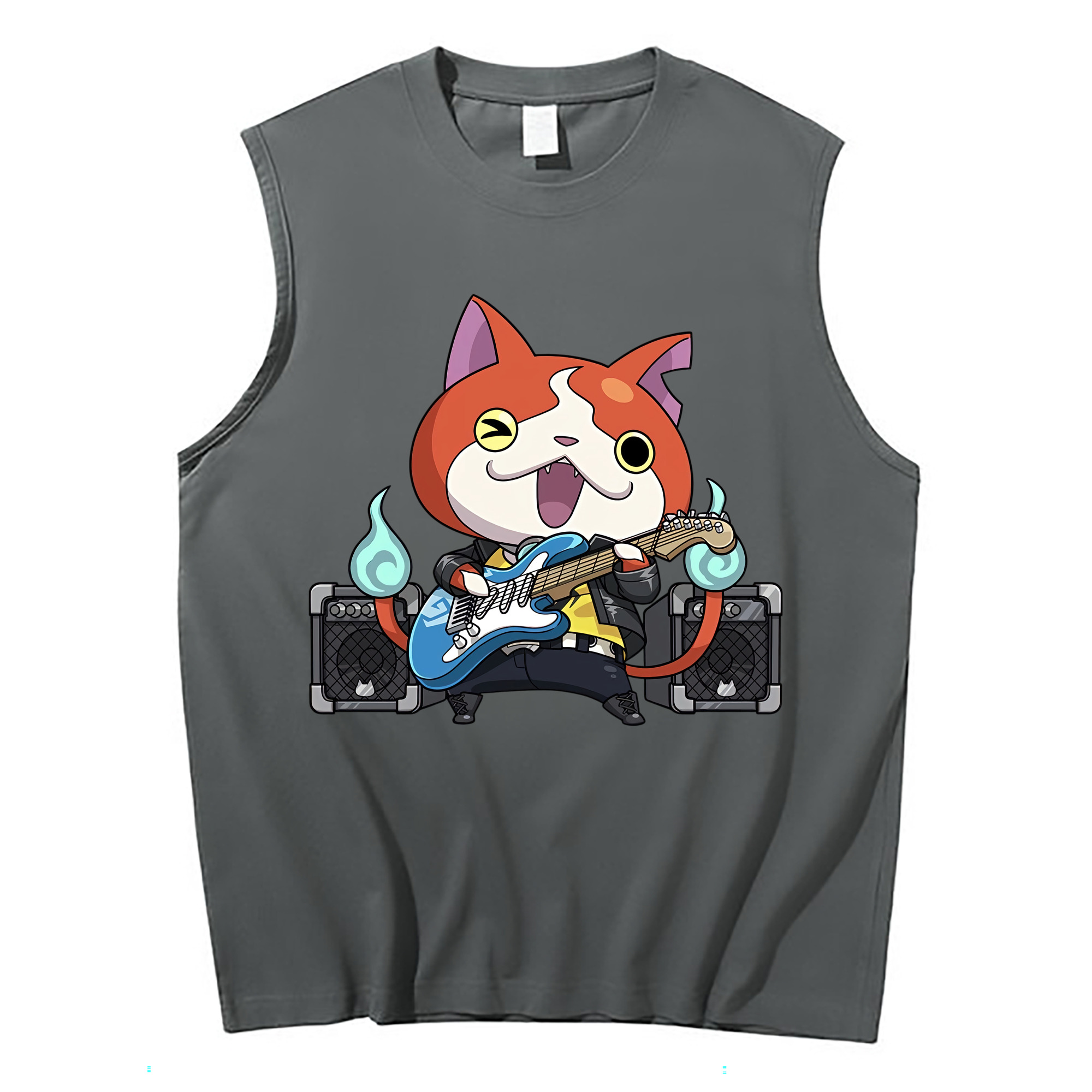 （画像用） 妖怪ウォッチ Yo-kai Watch コットン100％タンクトップ（フロントプリント）